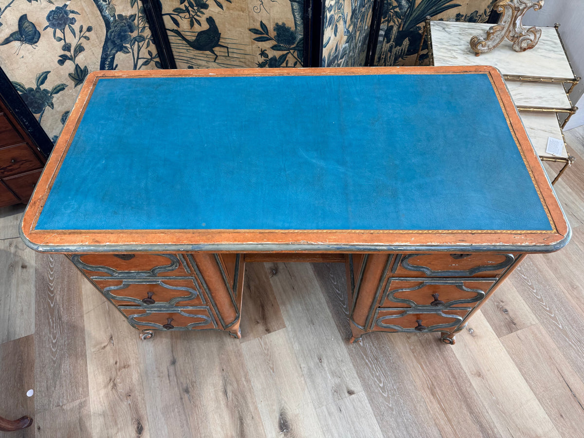 Exceptional 18th Century French Provincial Polychrome Desk - On Hold