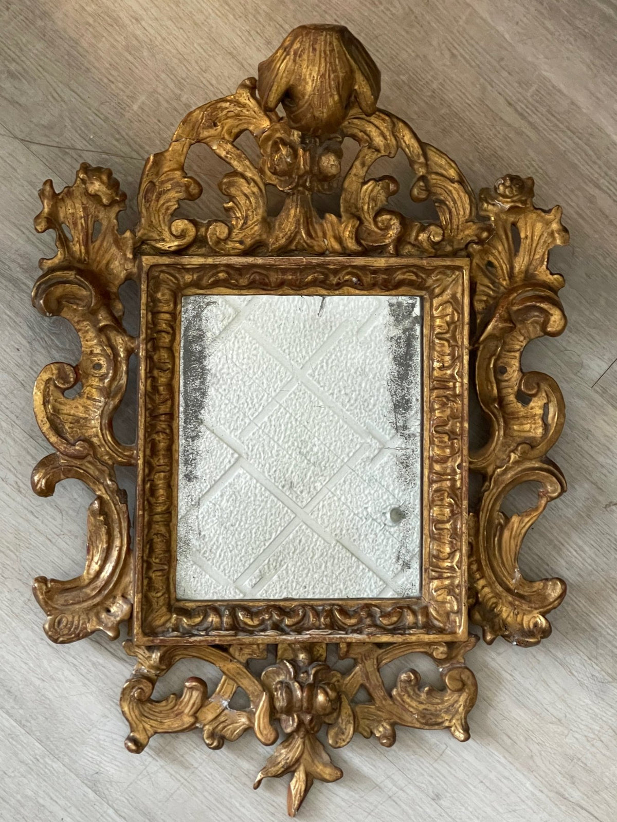 18th Century Carved &amp; Gilded Italian Mirror - Helen Storey Antiques