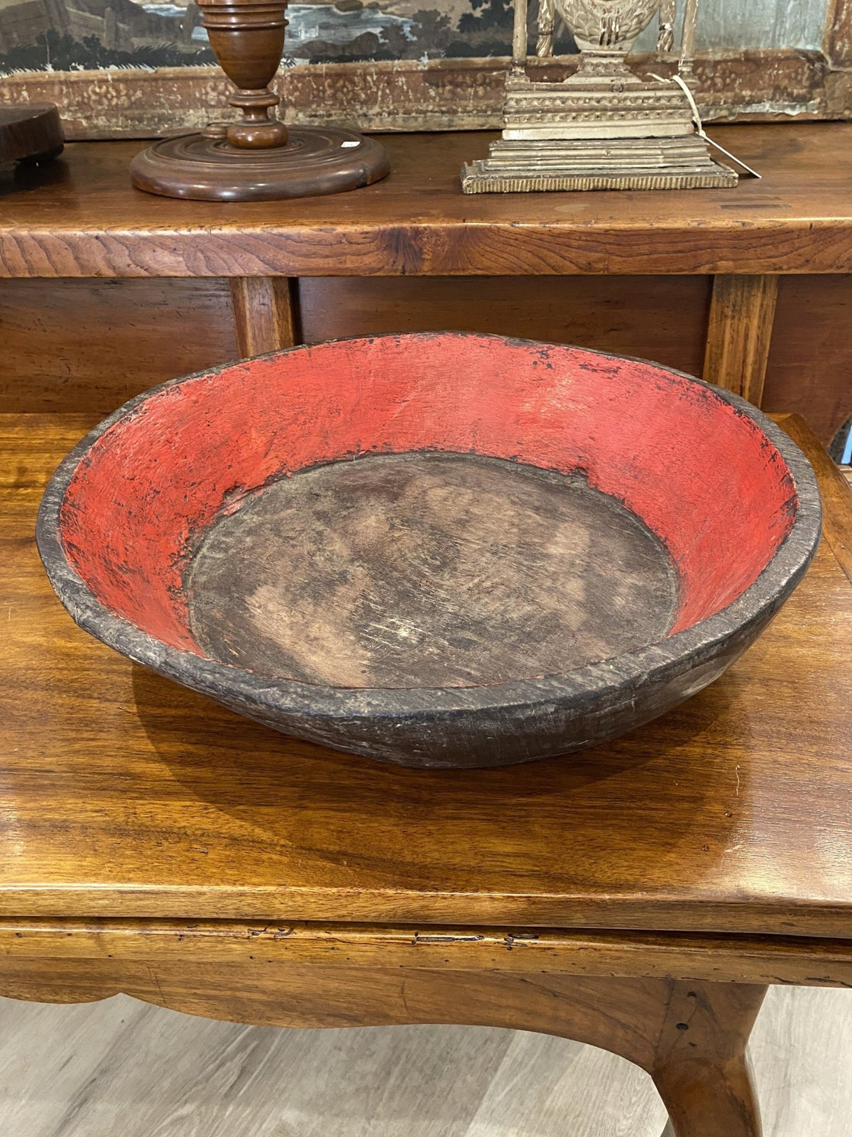 18th Century Chinese Wooden Bowl - Helen Storey Antiques