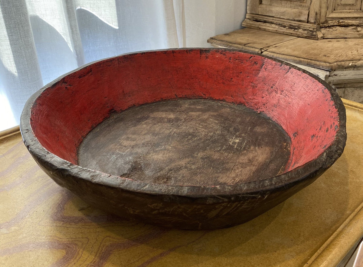 18th Century Chinese Wooden Bowl - Helen Storey Antiques