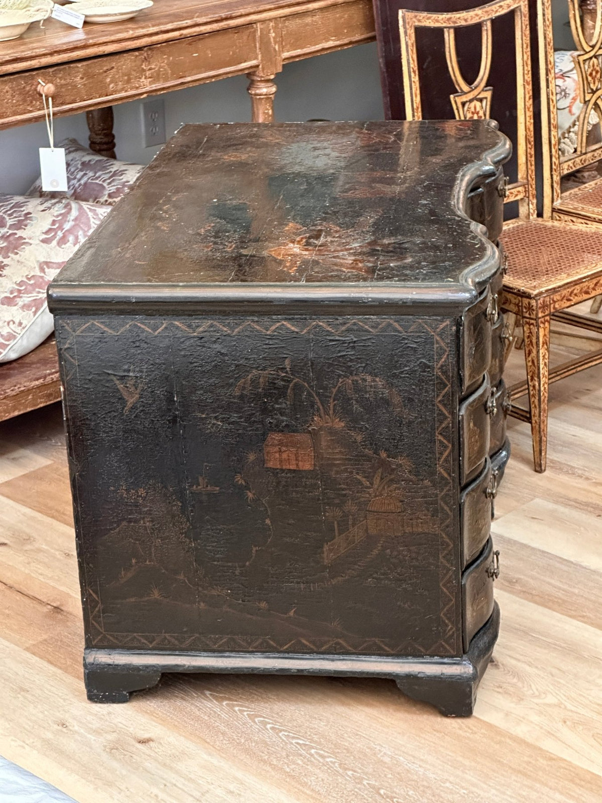 18th Century French Louis XV Chinoiserie Desk - Helen Storey Antiques