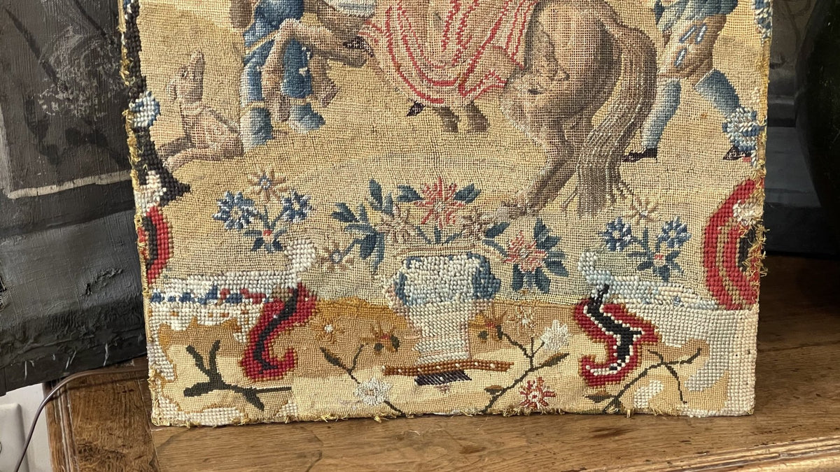 18TH CENTURY FRENCH NEEDLEWORK - Helen Storey Antiques