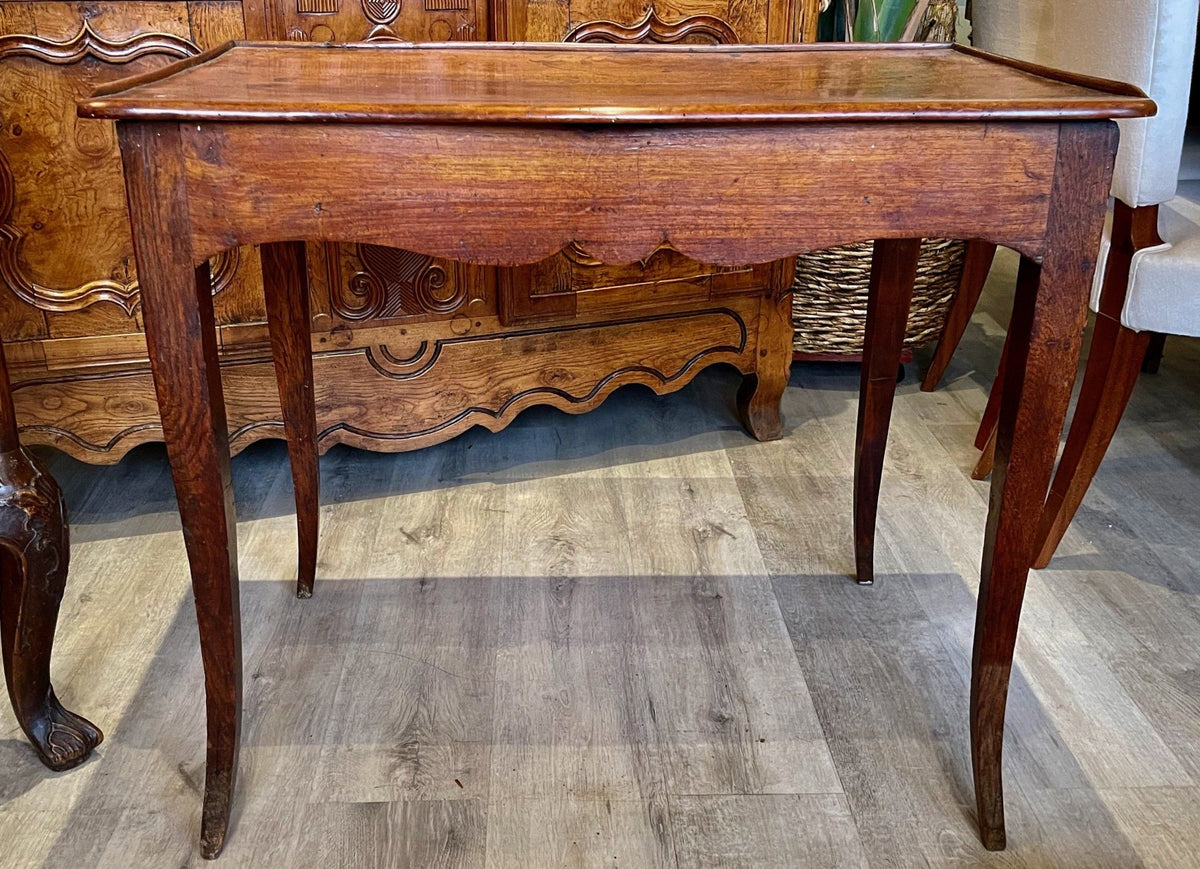 18TH CENTURY FRENCH PROVINCIAL walnut ESCRITOIRE SIDE TABLE - Helen Storey Antiques