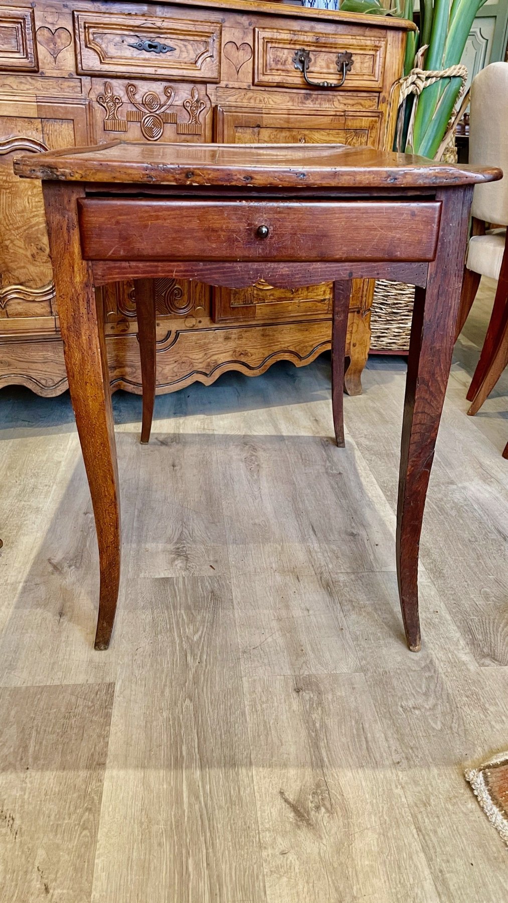 18TH CENTURY FRENCH PROVINCIAL walnut ESCRITOIRE SIDE TABLE - Helen Storey Antiques