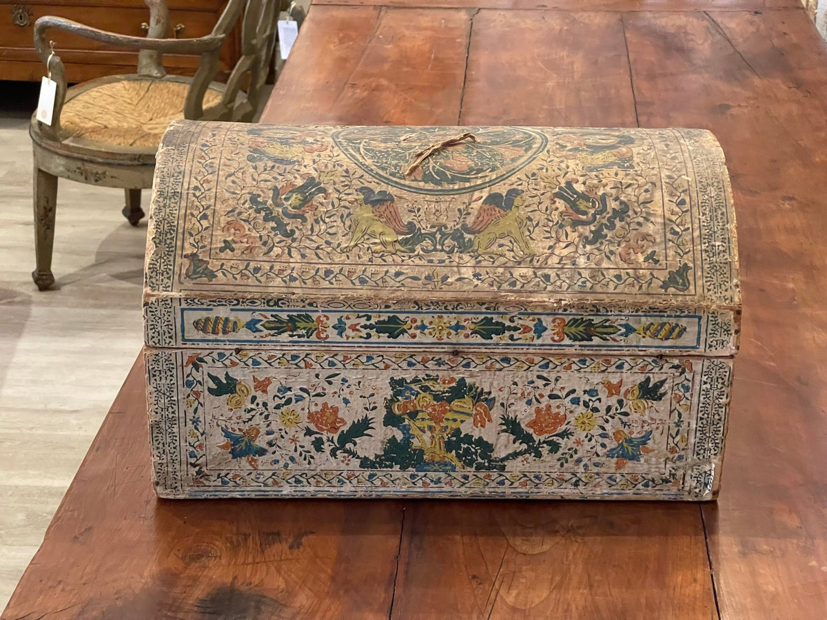 18th Century French Wallpaper Box - Helen Storey Antiques