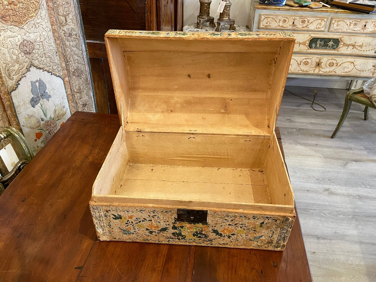 18th Century French Wallpaper Box - Helen Storey Antiques