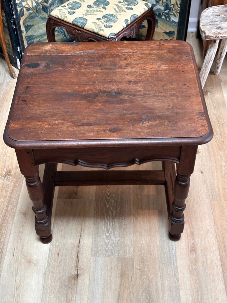 18th Century French Walnut Side Table - Helen Storey Antiques