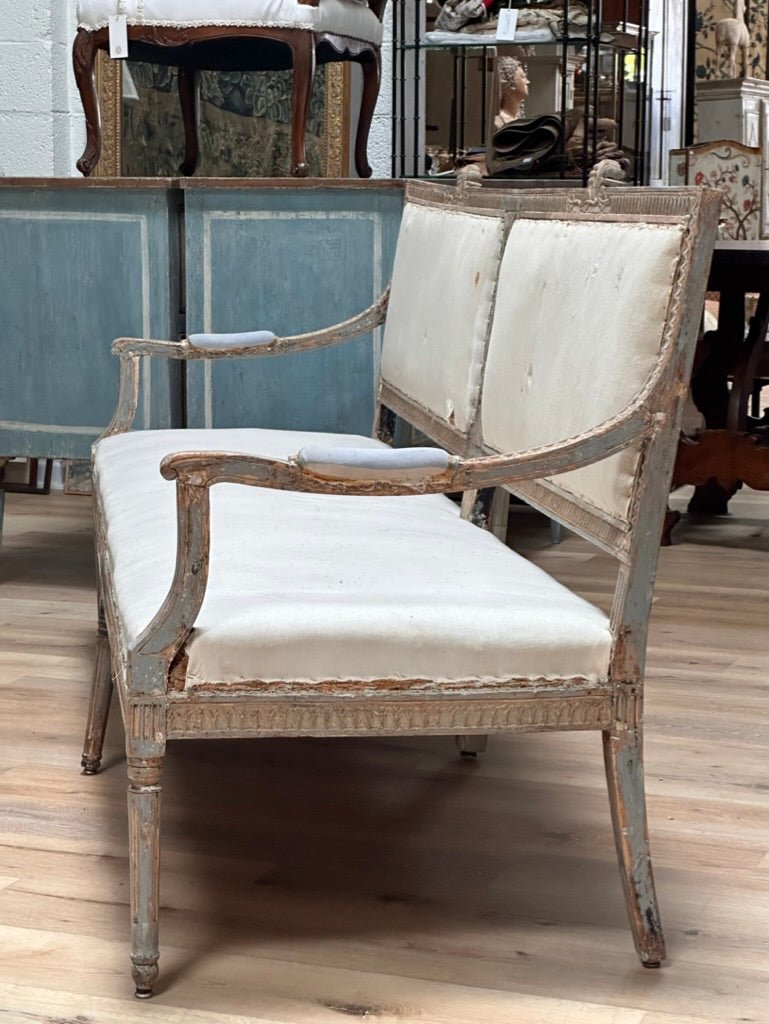 18th Century Gustavian Settee/Bench - On Hold - Helen Storey Antiques