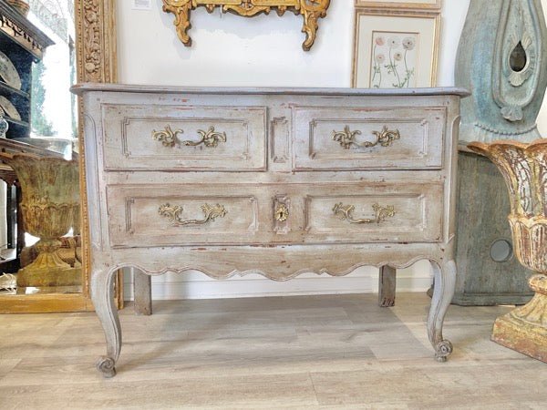 18th Century Painted French Provincial Commode - Helen Storey Antiques