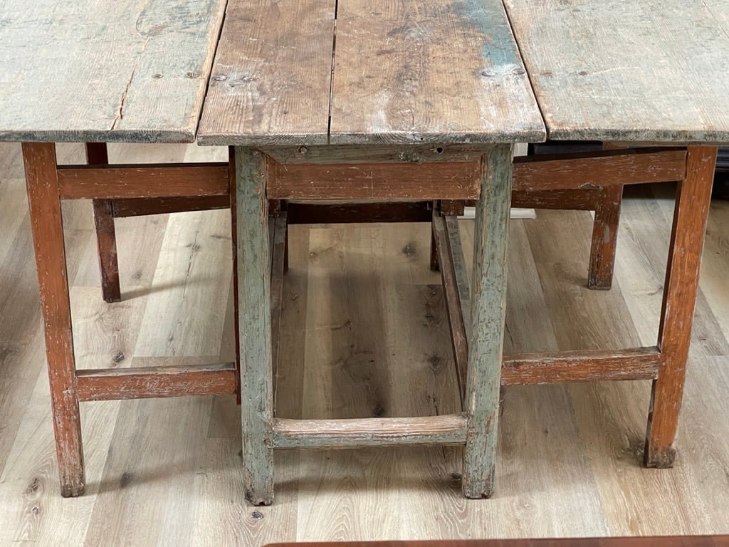 18th Century Swedish Gustavian Drop - Leaf Table - Helen Storey Antiques