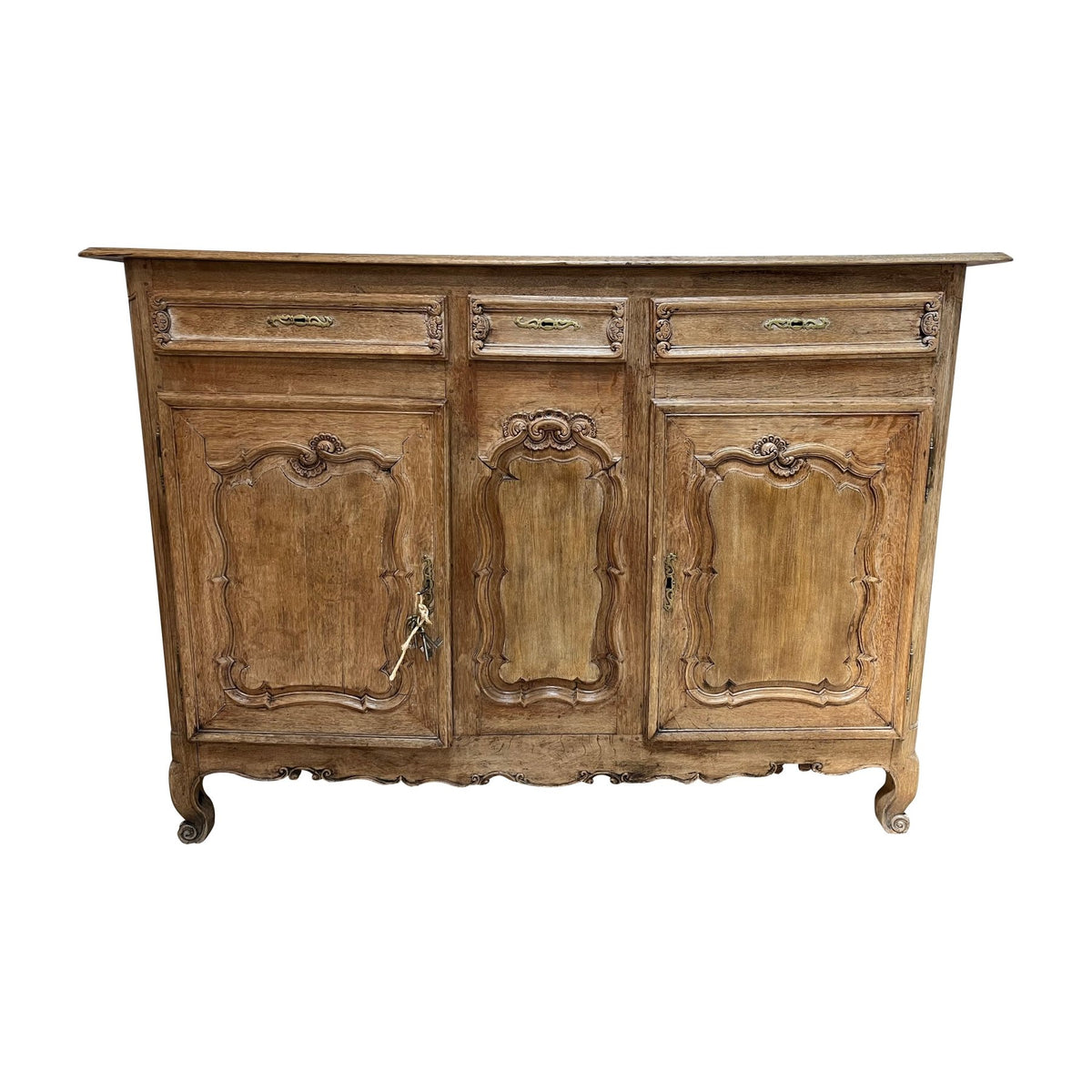 19th Century A French Provincial Oak Cabinet - Helen Storey Antiques