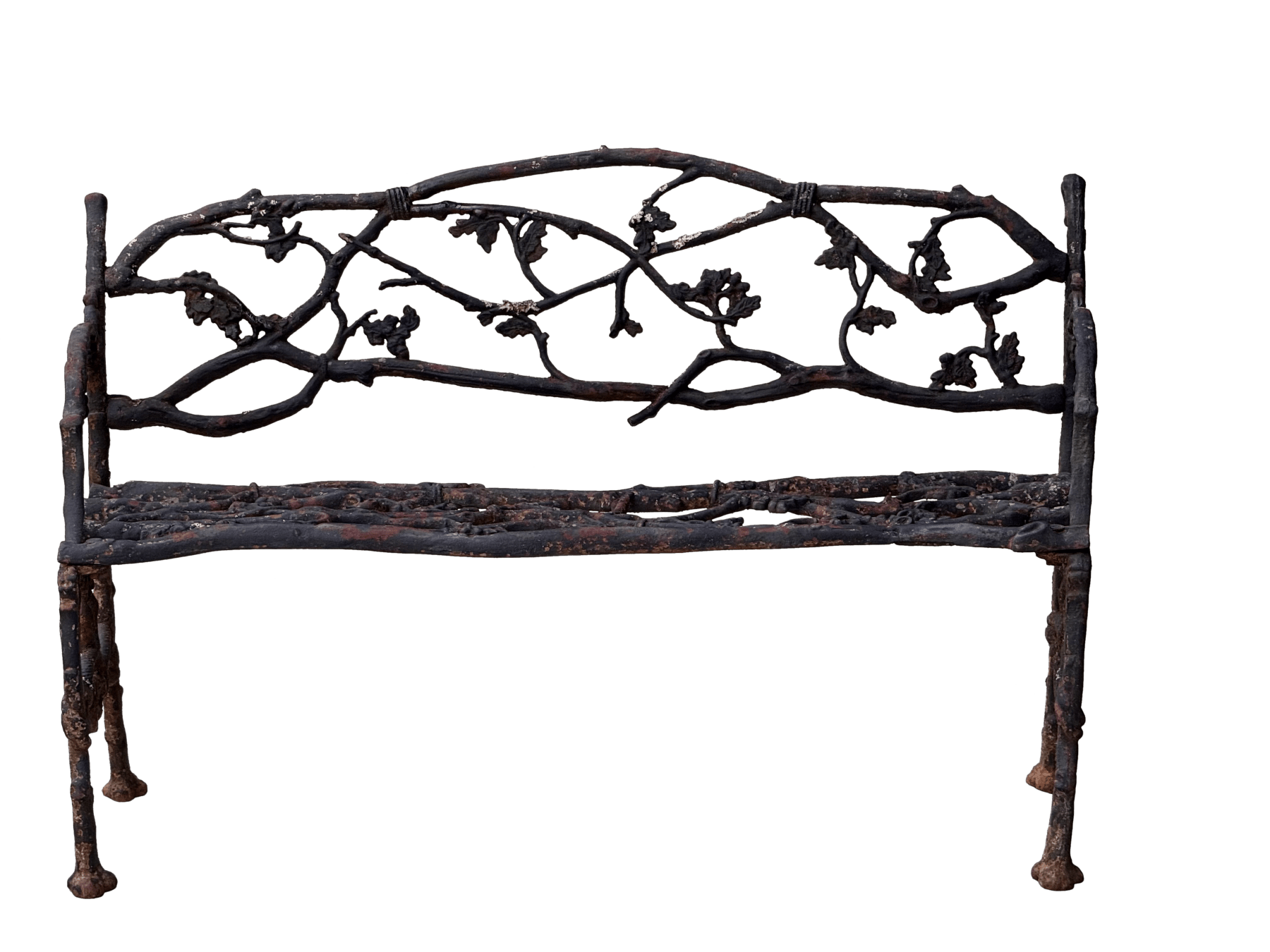 19th Century Cast iron Twig Garden Bench