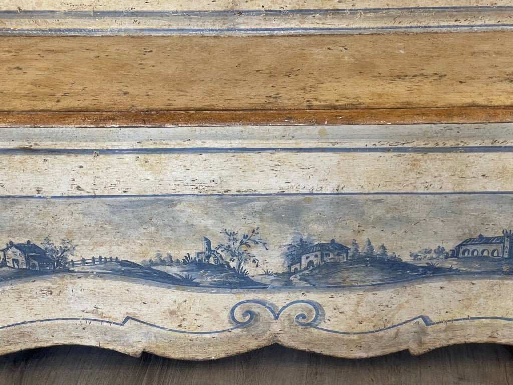 19th Century Italian Baroque Style Tuscan Hall Bench - Helen Storey Antiques