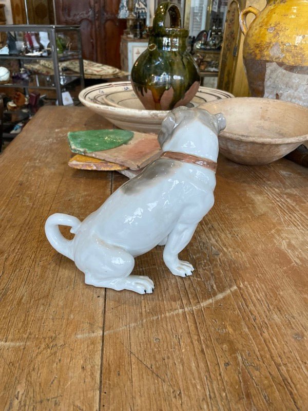 19th Century Porcelain Pug - Helen Storey Antiques