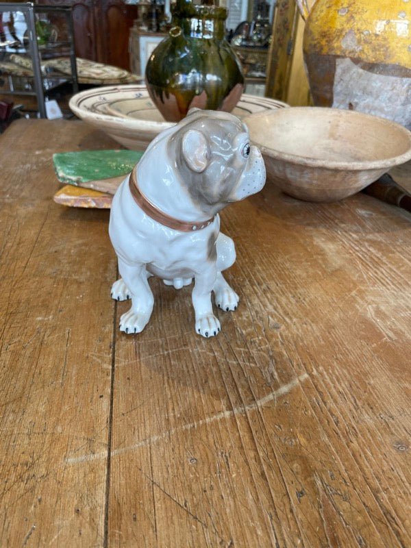 19th Century Porcelain Pug - Helen Storey Antiques