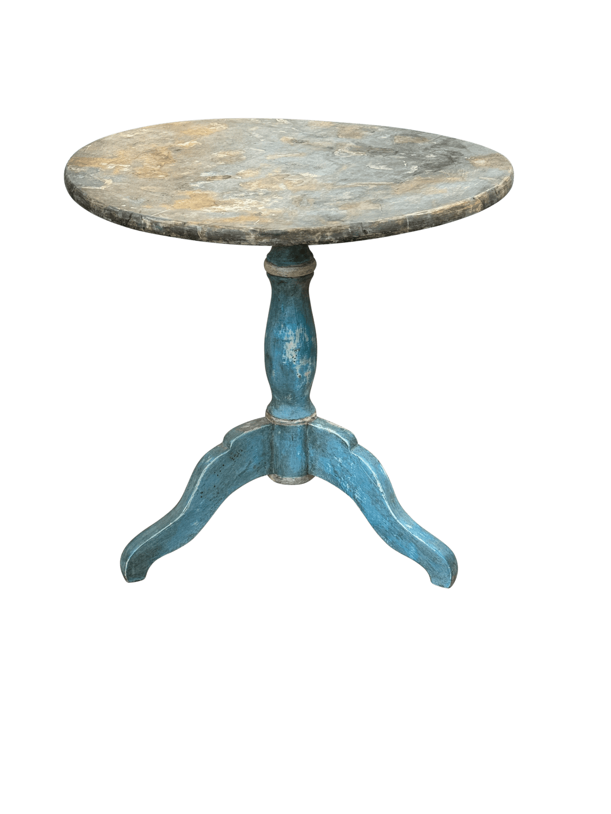 19th Century Swedish Neoclassical paint decorated Pedestal Table - Helen Storey Antiques