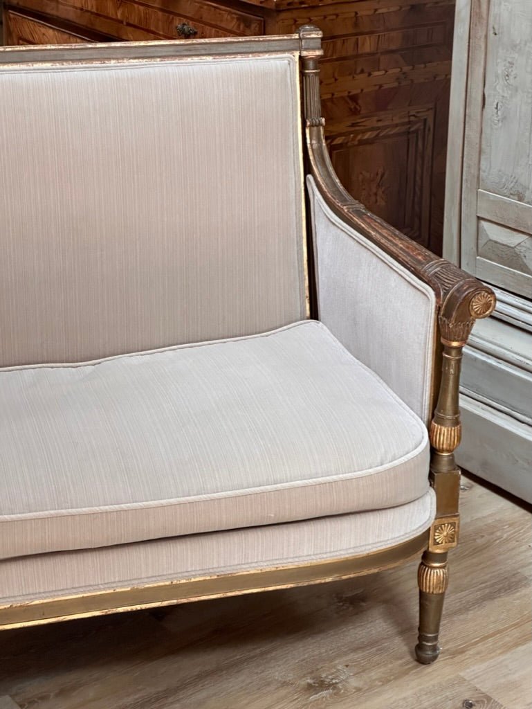 19th - Early 20th Century Italian Neoclassical Bergere Armchair - Helen Storey Antiques