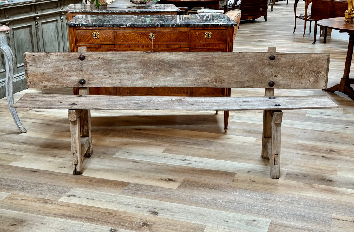 Rustic 18th Century Spanish Bench