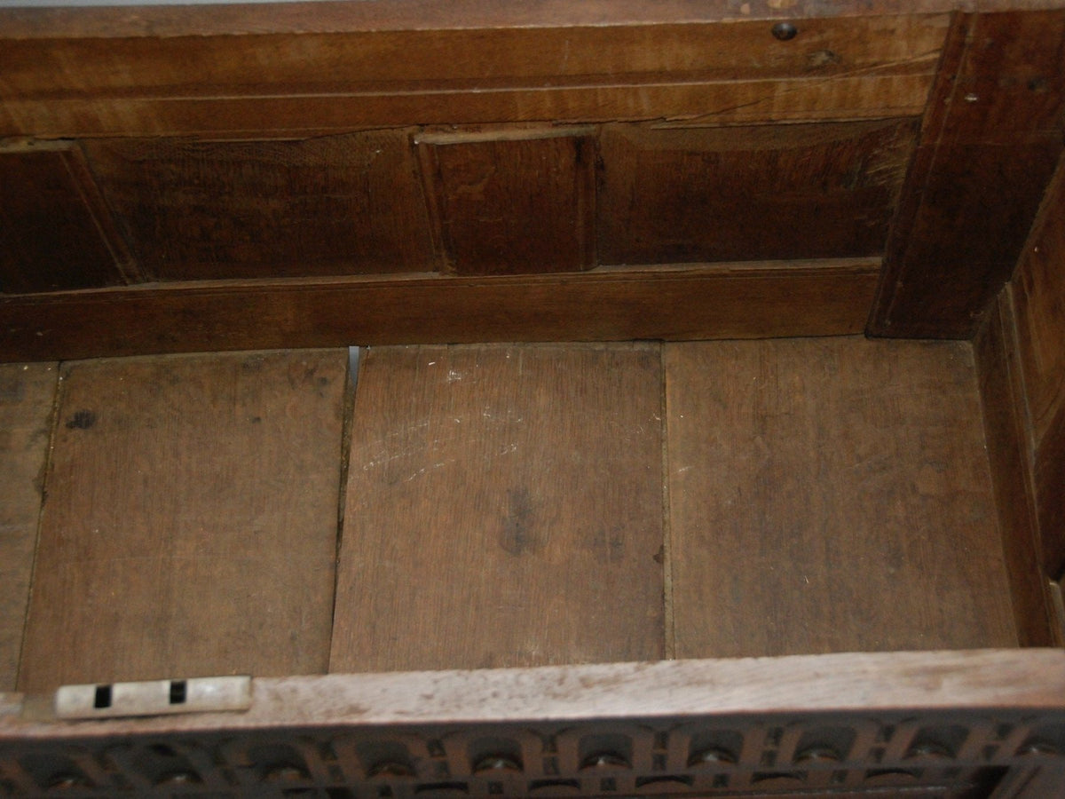 A 17th century Oak Chest, English or French - Helen Storey Antiques