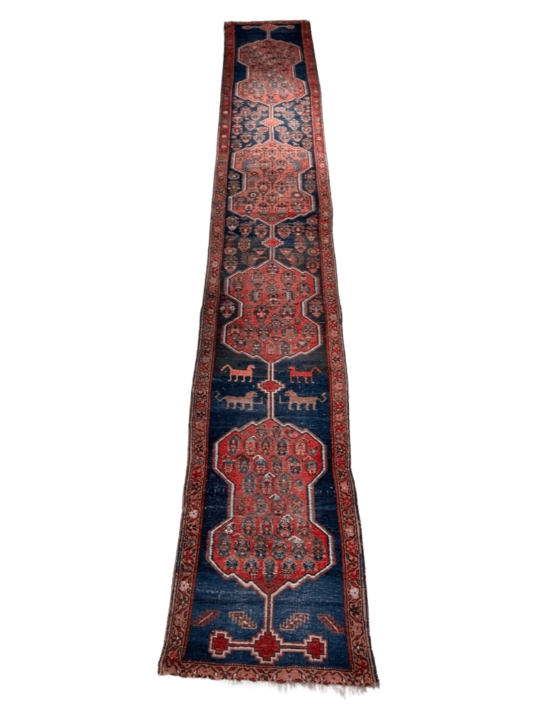 Antique Northwest Persian runner, Richly Patterened