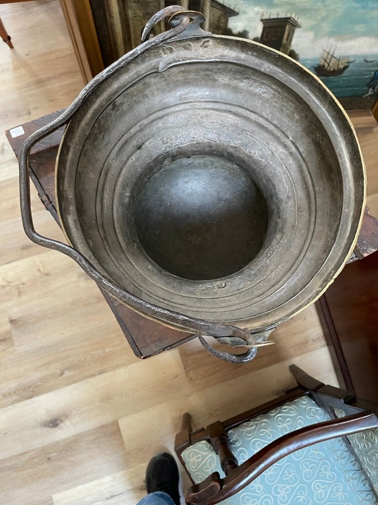 Charming 18th Century French Brass Bucket - Helen Storey Antiques