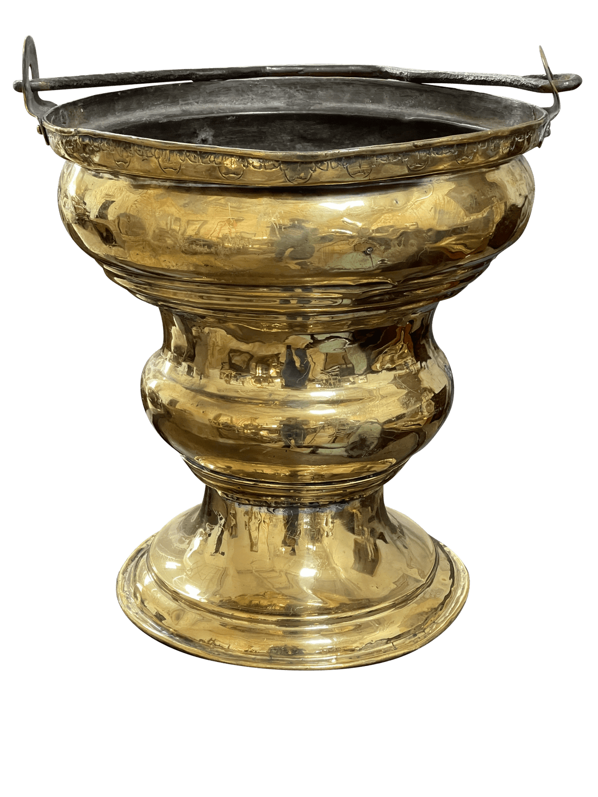 Charming 18th Century French Brass Bucket - Helen Storey Antiques