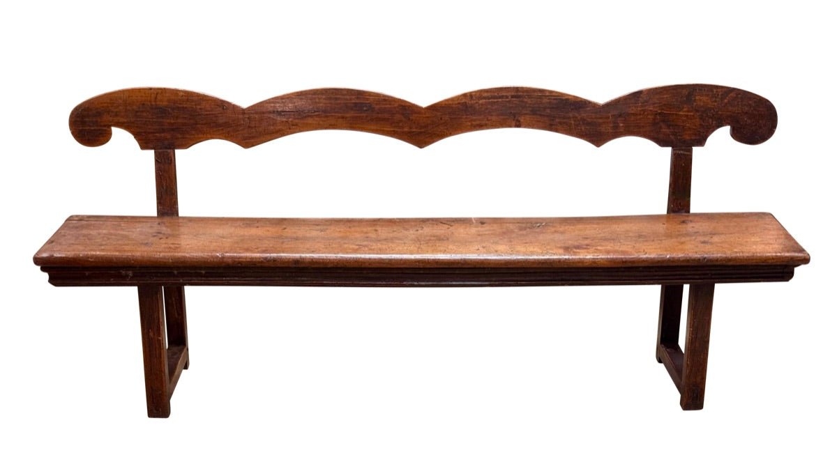 Charming 18th Century Italian bench - Helen Storey Antiques