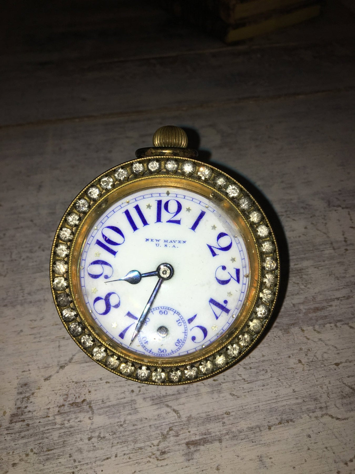 Charming 19th Century Glass Ball Clock, New Haven - Helen Storey Antiques