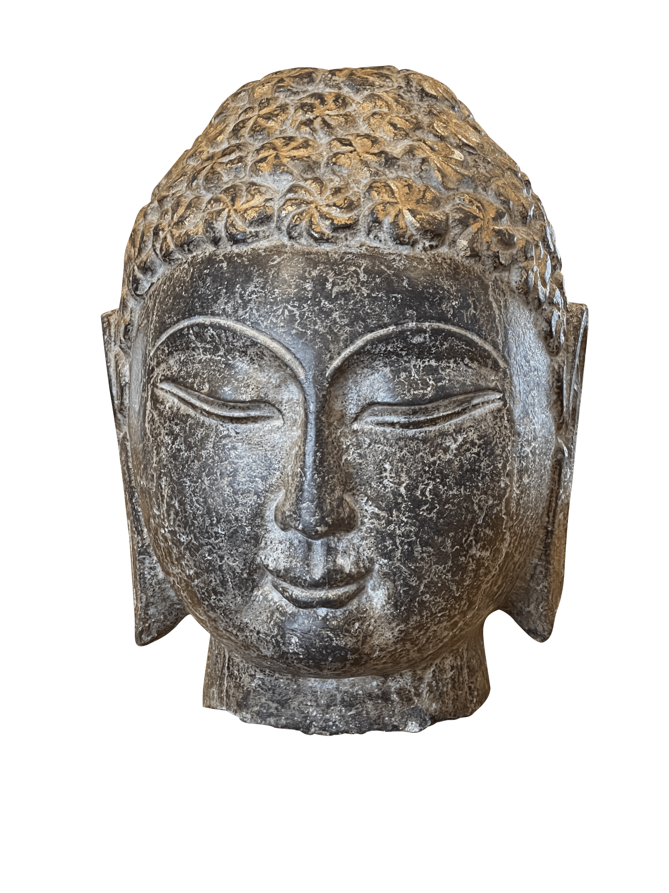 Chinese carved stone Buddha Head