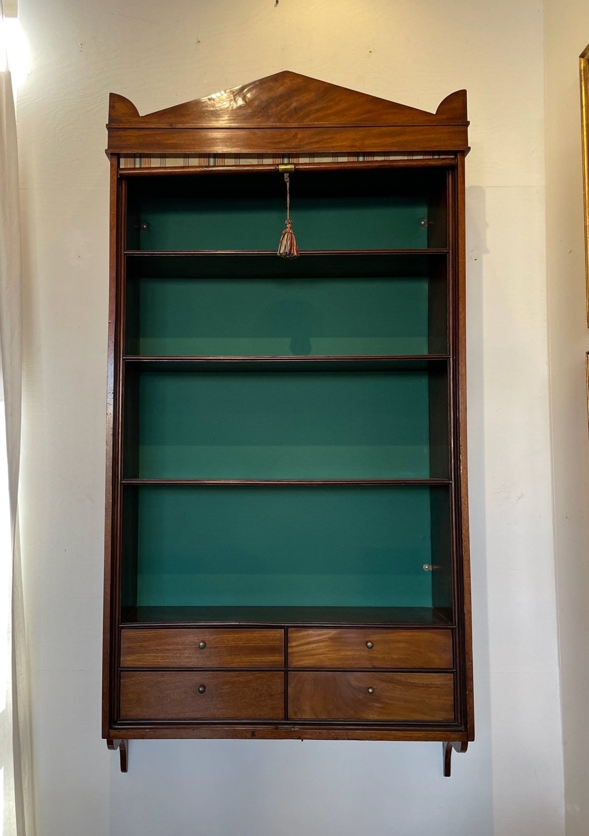 Early 19th Century George III Mahogany Hanging Cabinet - Helen Storey Antiques