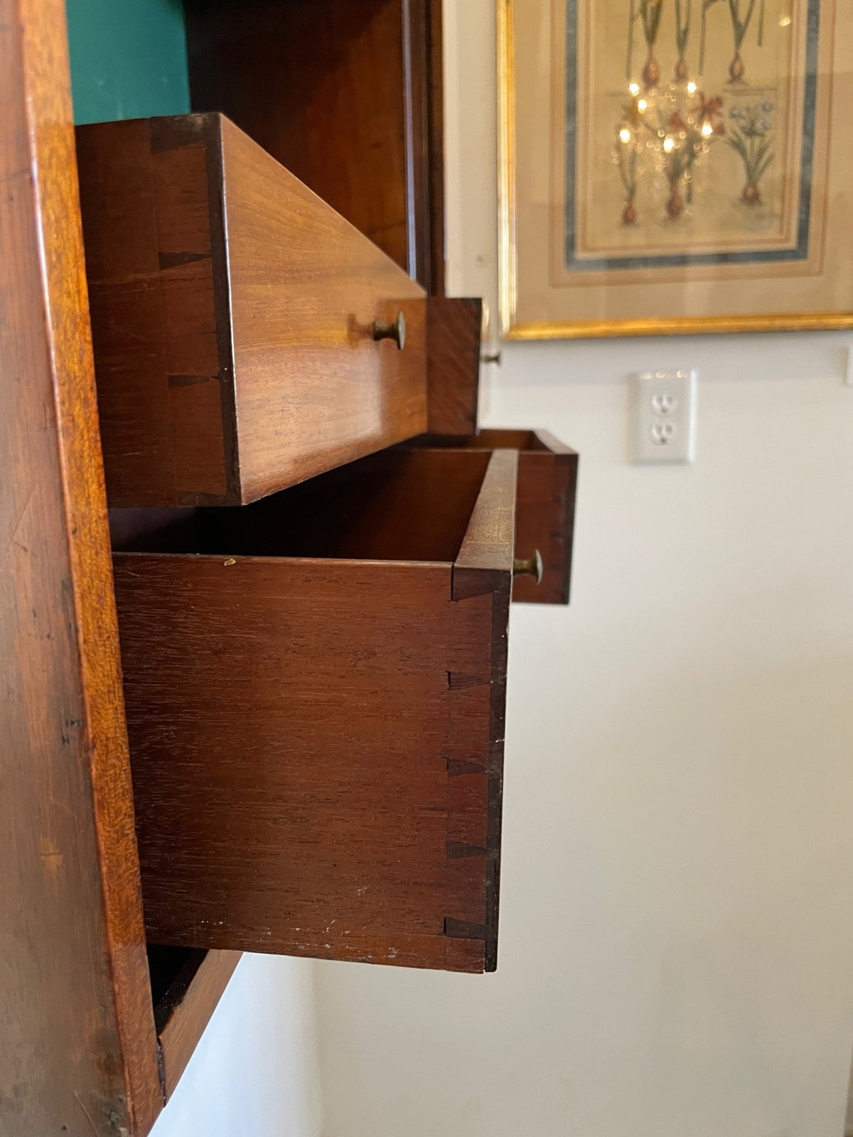 Early 19th Century George III Mahogany Hanging Cabinet - Helen Storey Antiques