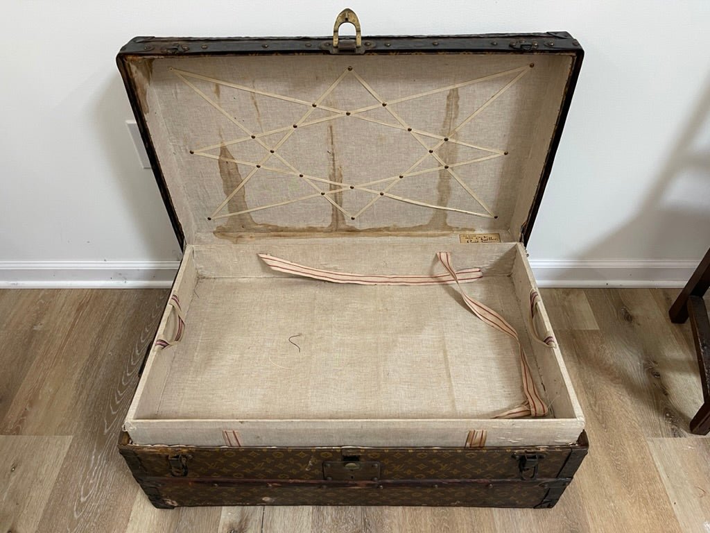 Early Louis Vuitton Steamer Trunk, C. 1910 - Helen Storey Antiques