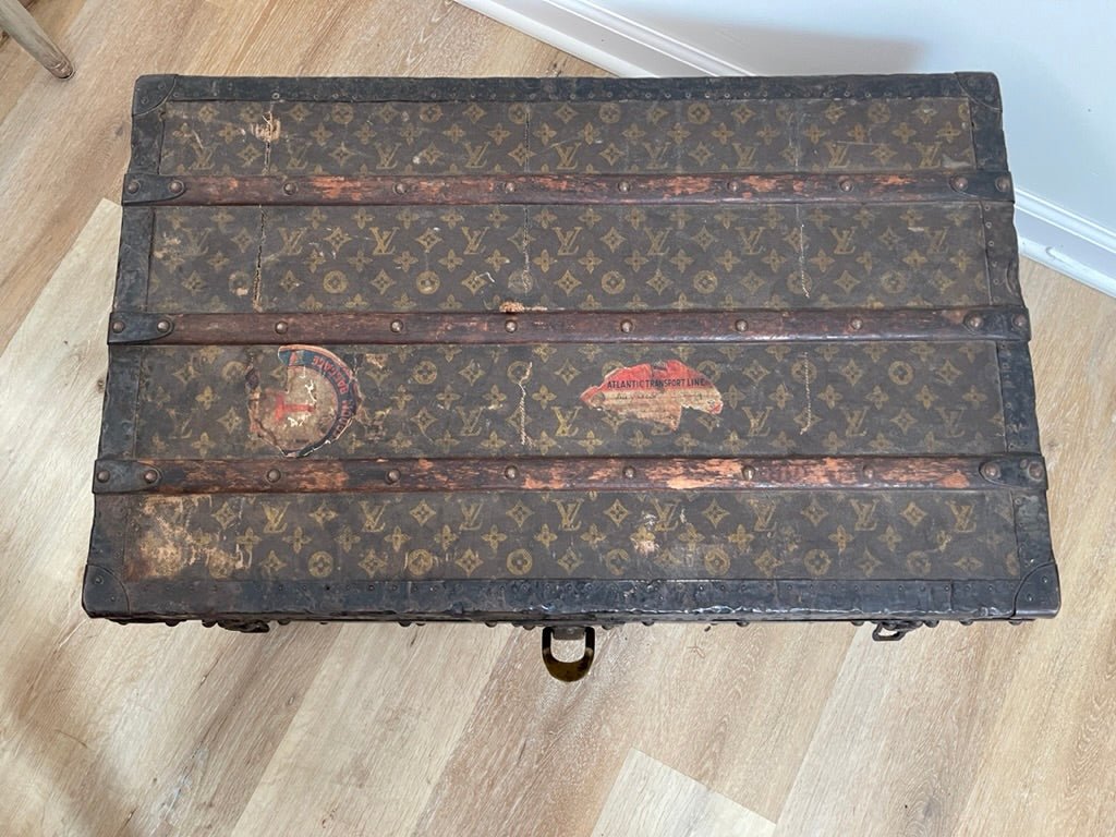 Early Louis Vuitton Steamer Trunk, C. 1910 - Helen Storey Antiques