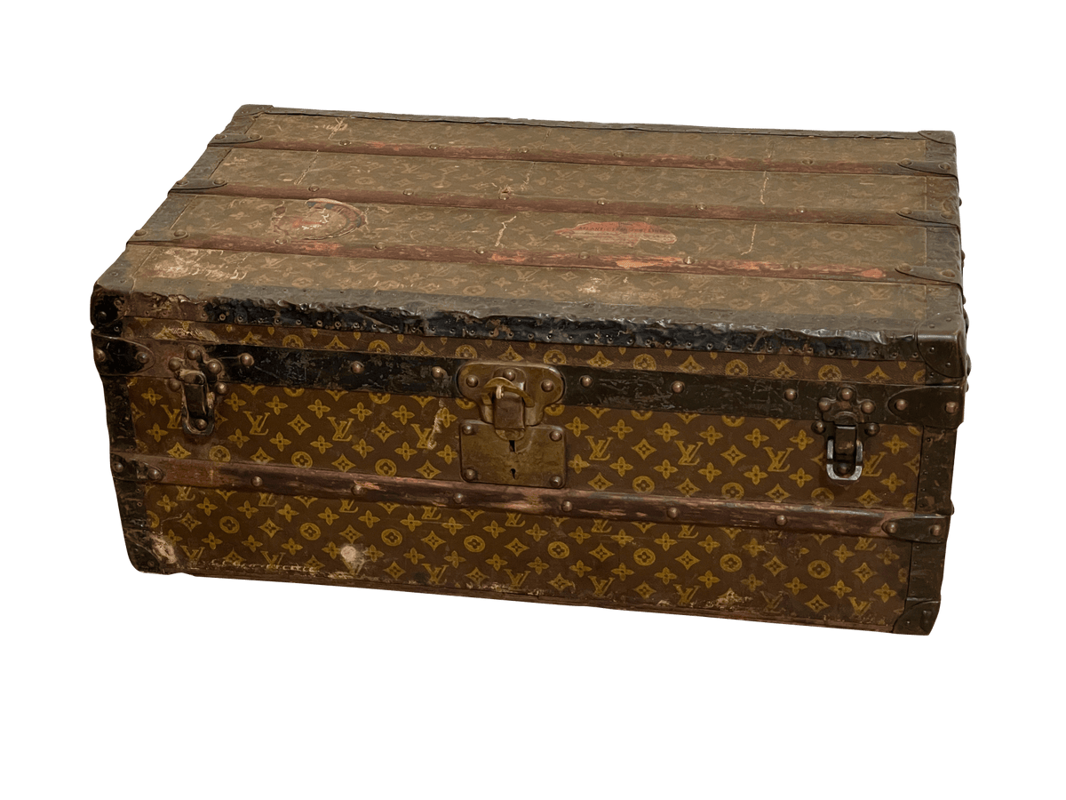 Early Louis Vuitton Steamer Trunk, C. 1910 - Helen Storey Antiques