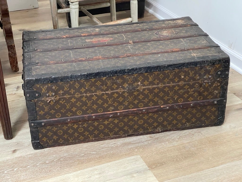 Early Louis Vuitton Steamer Trunk, C. 1910 - Helen Storey Antiques