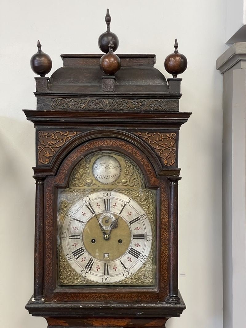 Eighteenth Century George II Chinoiserie Tall Case Clock - Helen Storey Antiques