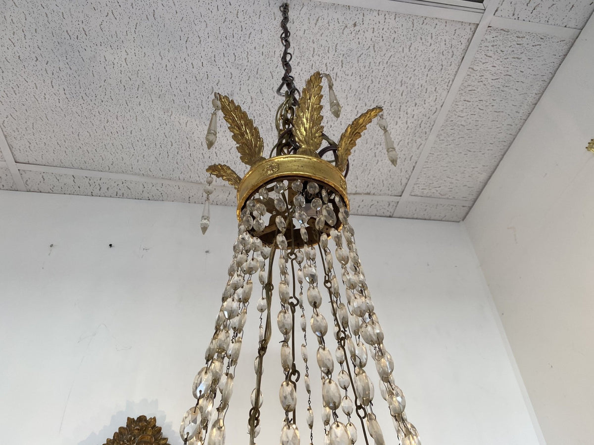 Eighteenth Century Italian Empire Chandelier - ON HOLD - Helen Storey Antiques