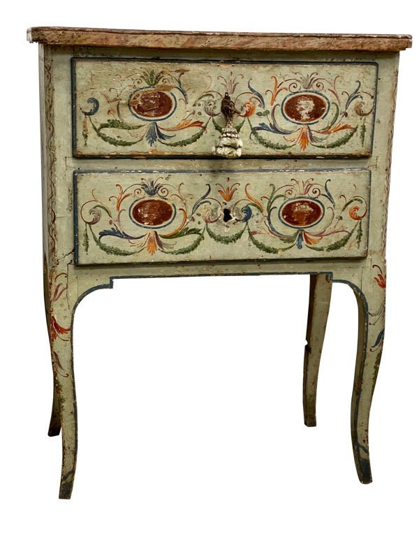 Eighteenth Century Venetian Painted Side Cabinet - Helen Storey Antiques