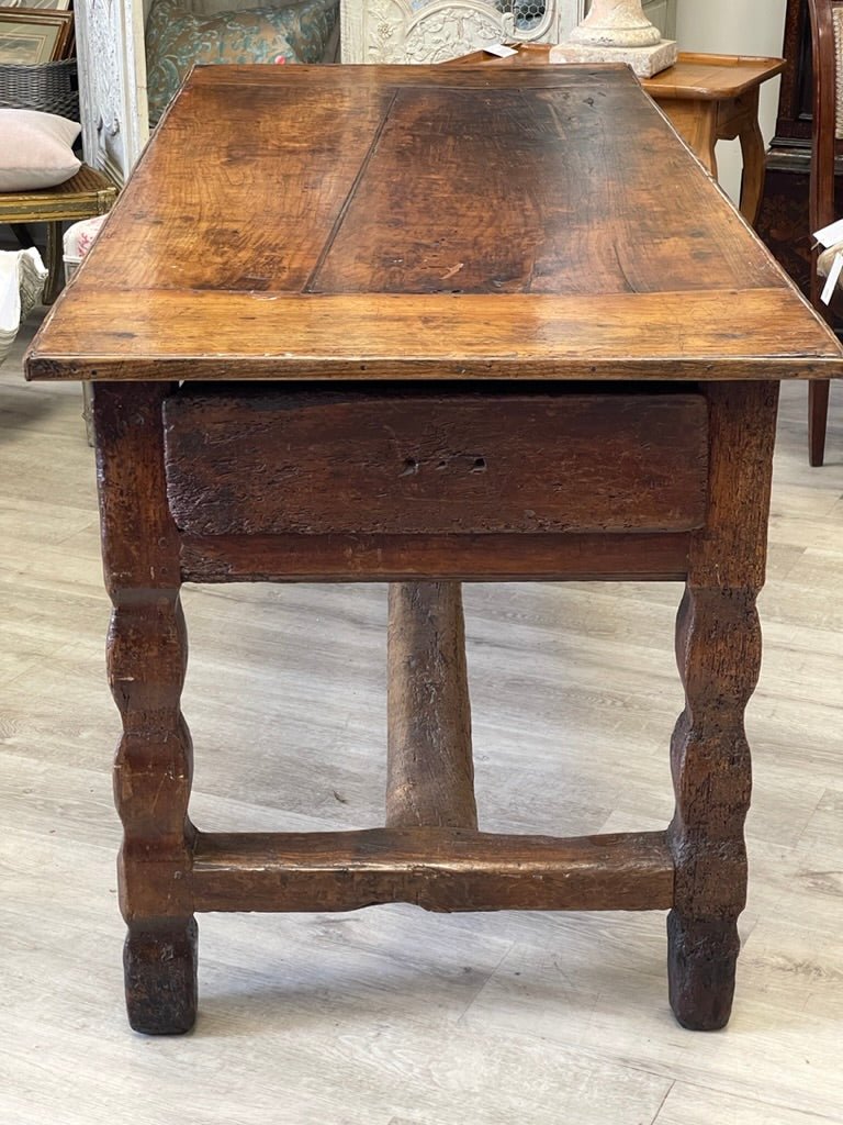 Exceptional Rustic 17th Century French Provincial Farm or Work Table - Helen Storey Antiques