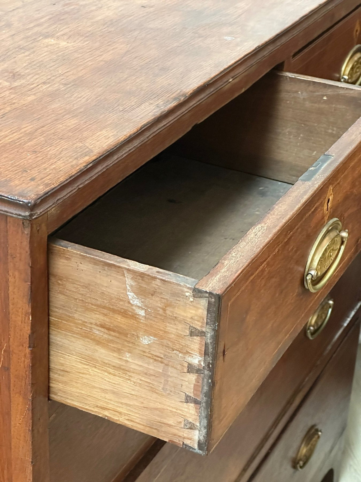 Fine Shenandoah Valley Virginia Chest of Drawers, c. 1800 - Helen Storey Antiques