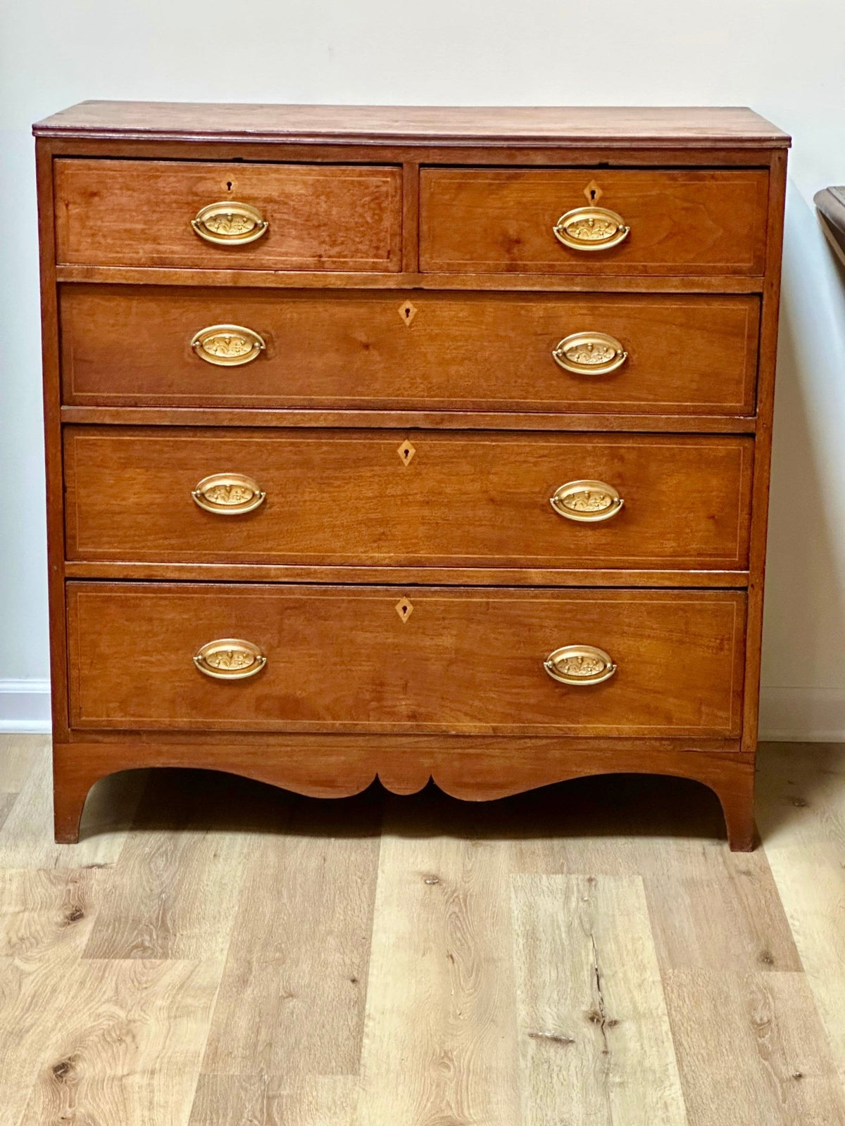 Fine Shenandoah Valley Virginia Chest of Drawers, c. 1800 - Helen Storey Antiques