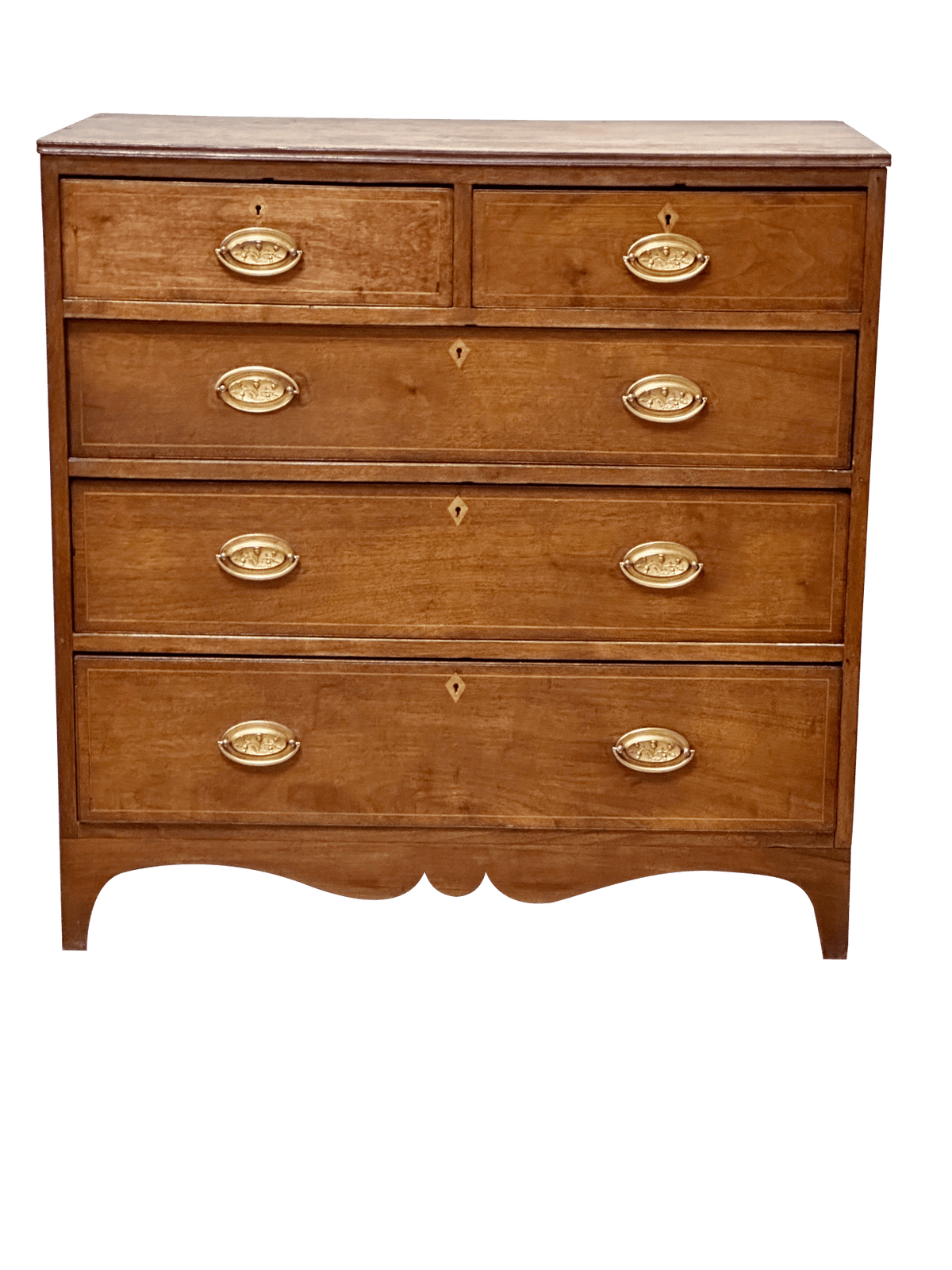 Fine Shenandoah Valley Virginia Chest of Drawers, c. 1800 - Helen Storey Antiques