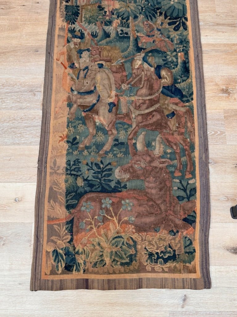 Flemish Tapestry Verdure Fragment, 17th Century - Helen Storey Antiques