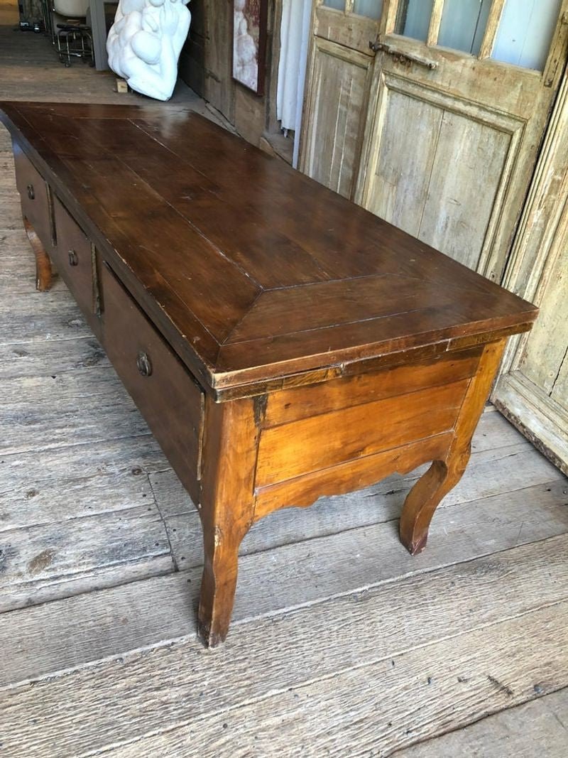 French Farm Table / Pantry or Sofa table, Louis XV - Helen Storey Antiques