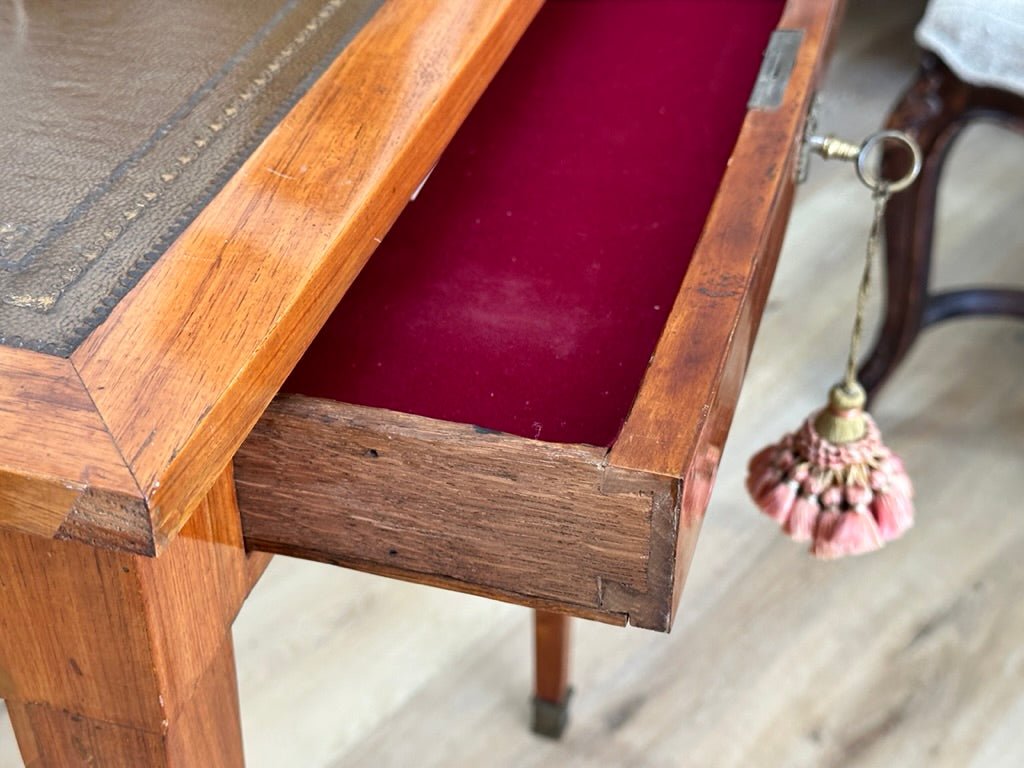 French Louis XVI Side Table c. 1785 Stamped G. Cordie - Helen Storey Antiques