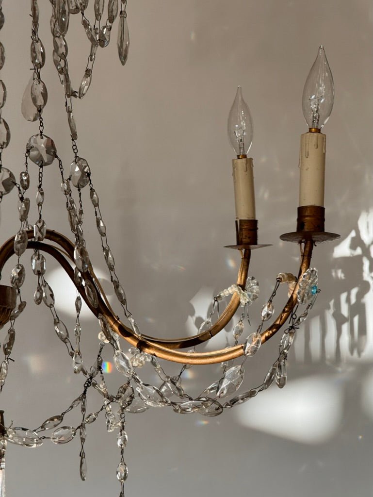 Genovese Chandelier - Need Description photo - not wired - Helen Storey Antiques