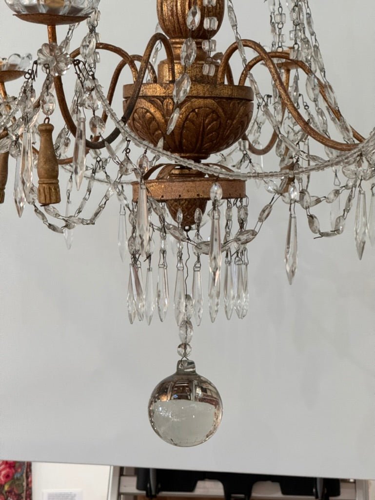 Genovese Chandelier - Need Description photo - not wired - Helen Storey Antiques