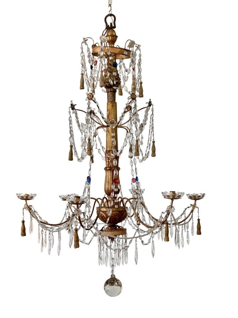 Genovese Chandelier - Need Description photo - not wired - Helen Storey Antiques