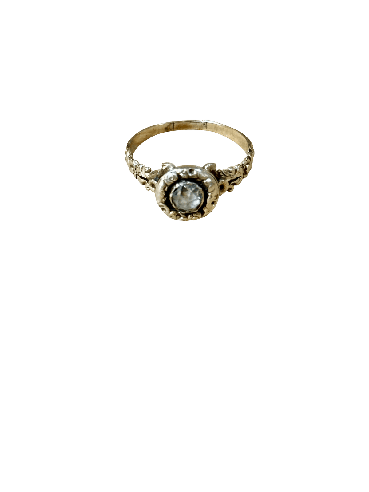 Georgian Diamond and Gold Ring - Helen Storey Antiques