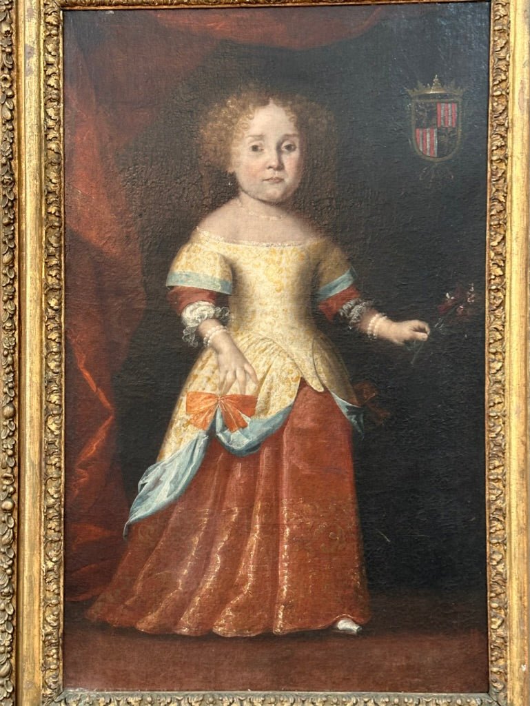 Italian 18th Century full - length Portrait of a girl - Helen Storey Antiques